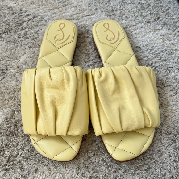 SAM EDELMAN Briar Sandal in Canary Yellow - Picture 3 of 6